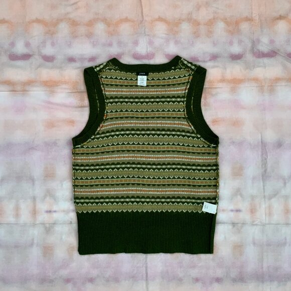 J. Crew soft v-neck sleeveless sweater - Picture 3 of 6